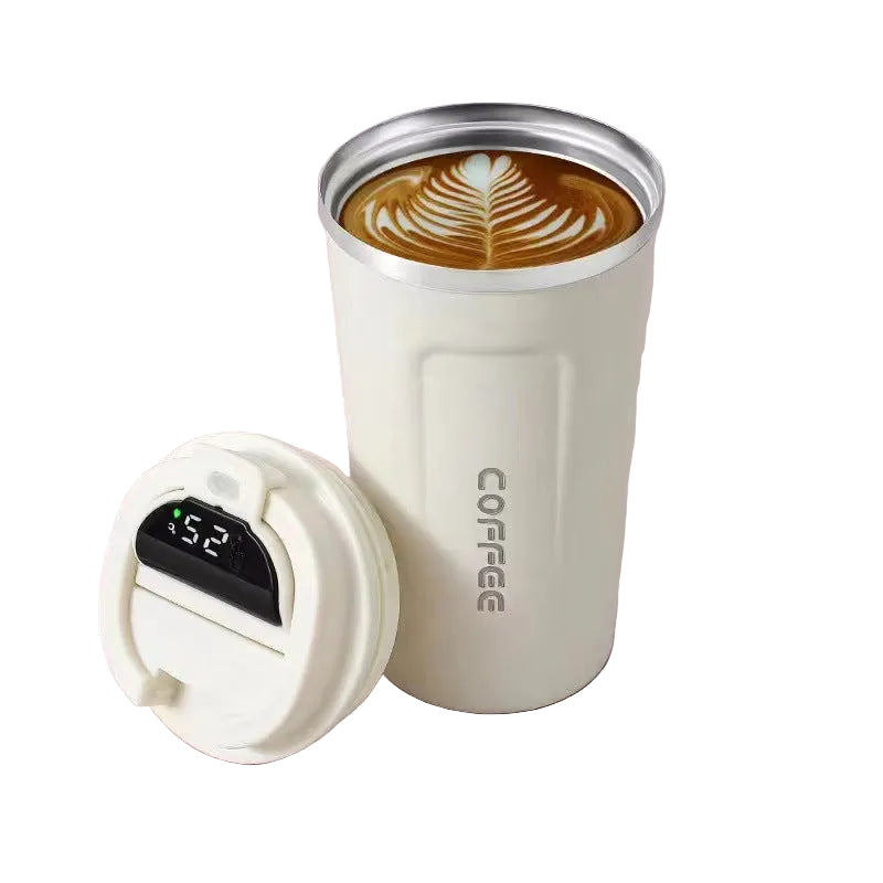 Kitchen Moni 510ml Stainless Steel Insulated Cup with Temperature Display Smart Bottle
