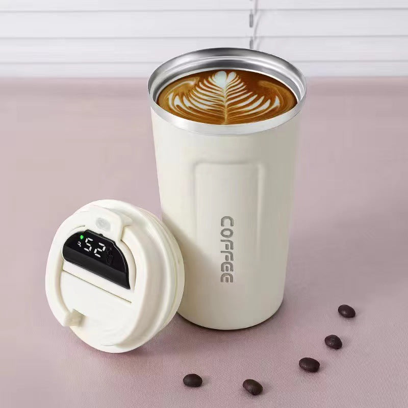 Kitchen Moni 510ml Stainless Steel Insulated Cup with Temperature Display Smart Bottle