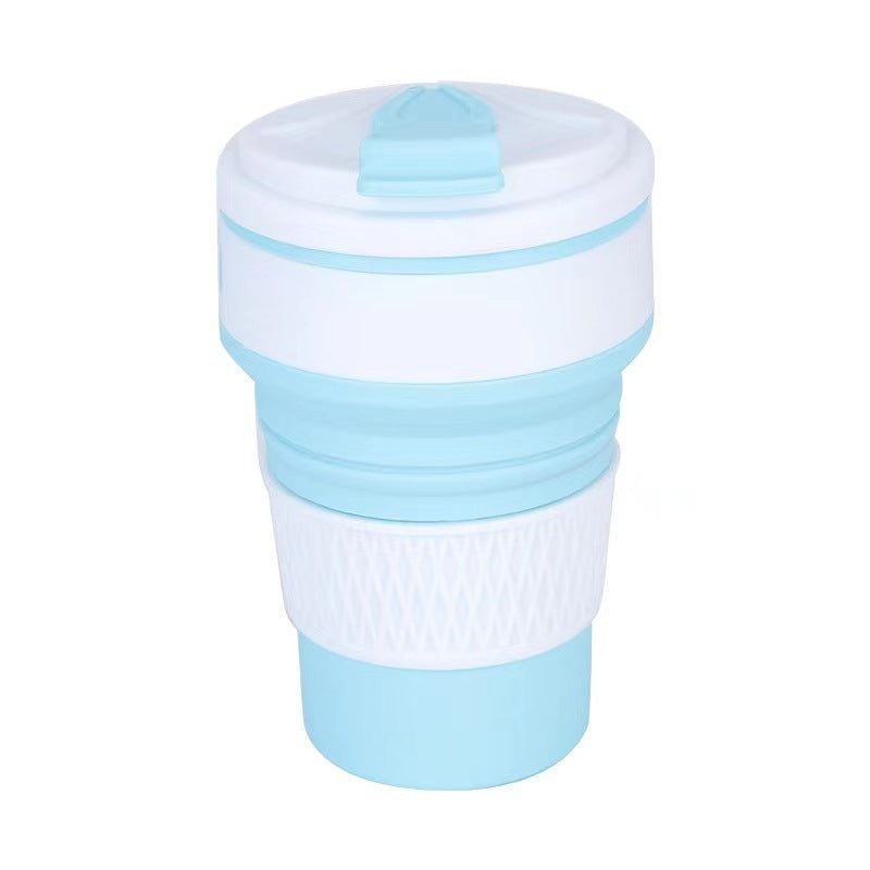 Kitchen Moni 350ml Silicone Folding Water Cup Portable Telescopic Travel Cup