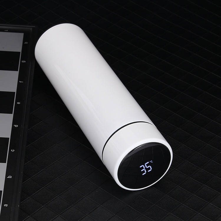 Kitchen Moni 500ml Stainless Steel Smart Water Bottle Temperature Display Cup