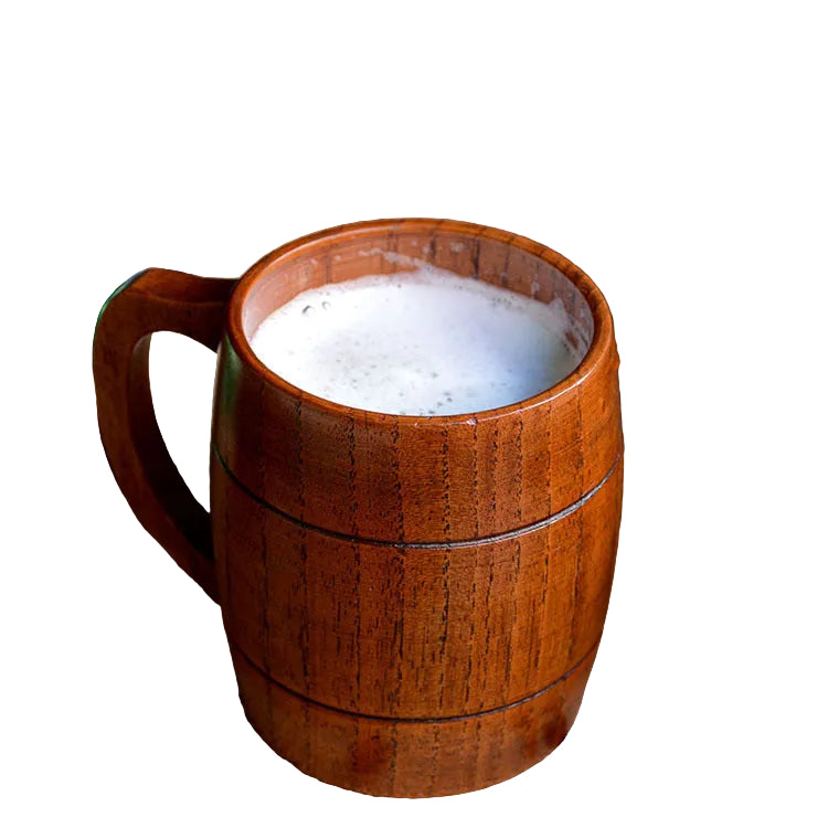 Kitchen Moni Wooden Mug with Handle Jujube Wood Cup