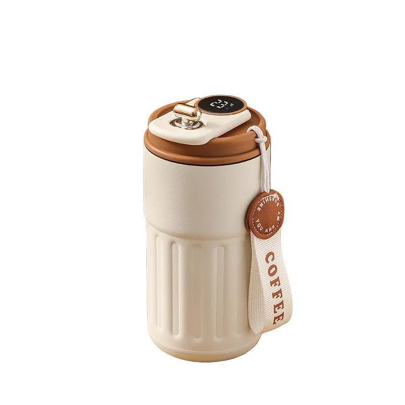 Kitchen Moni 450ml Smart Digital Stainless Steel Thermal Bottle Vacuum Insulated Cup