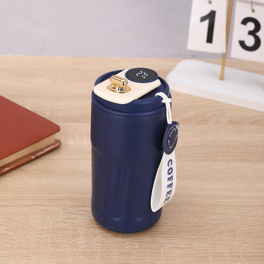 Kitchen Moni 450ml Smart Digital Stainless Steel Thermal Bottle Vacuum Insulated Cup
