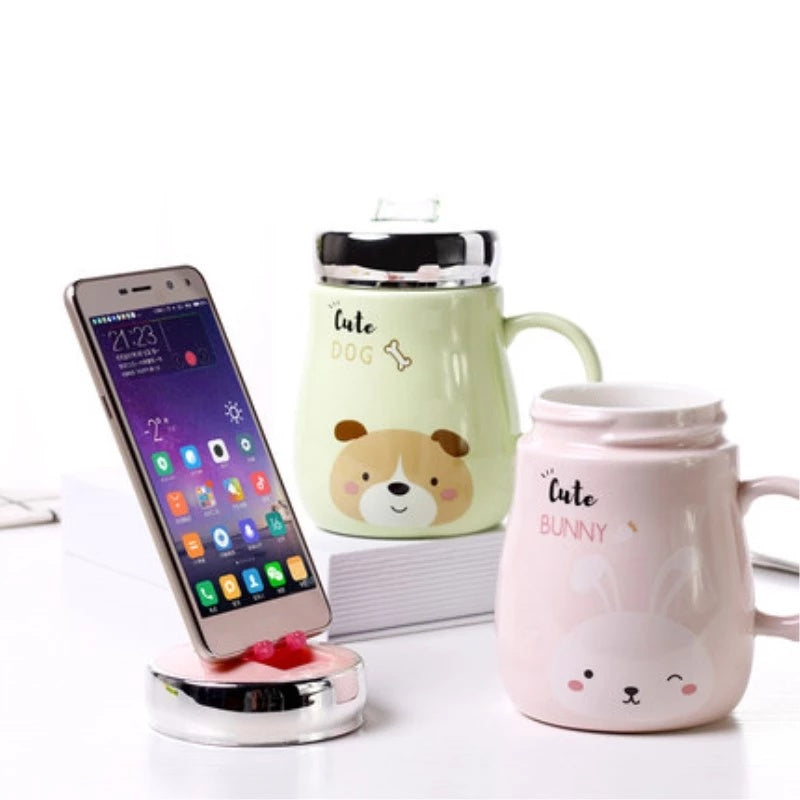 Kitchen Moni™ Ceramic Mug for Coffee and Tea – Cute Design