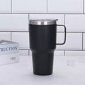 Kitchen Moni 20oz–30oz Stainless Steel Handle Car Mug Vacuum Insulated Cup