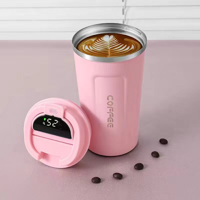Kitchen Moni 510ml Stainless Steel Insulated Cup with Temperature Display Smart Bottle