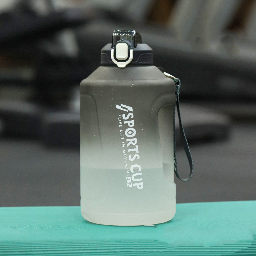 Kitchen Moni Extra Large Capacity Sports Water Bottle with Straw