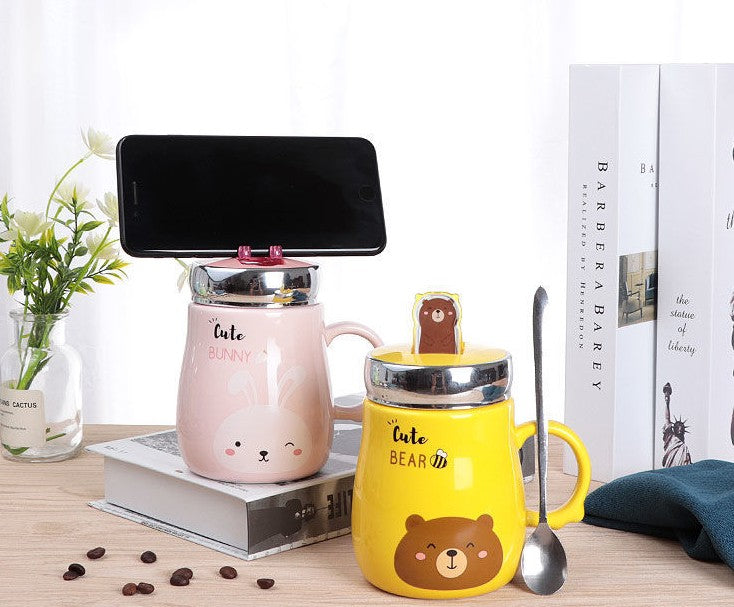 Kitchen Moni™ Ceramic Mug for Coffee and Tea – Cute Design