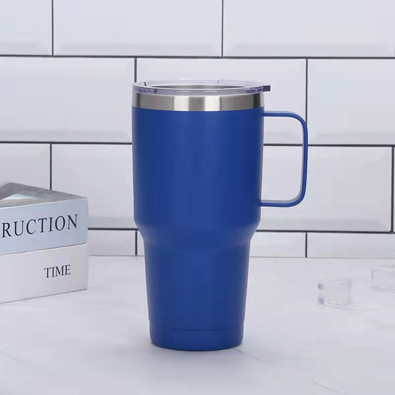 Kitchen Moni 20oz–30oz Stainless Steel Handle Car Mug Vacuum Insulated Cup