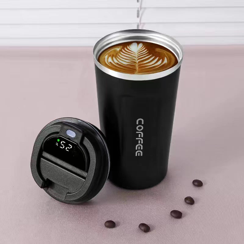 Kitchen Moni 510ml Stainless Steel Insulated Cup with Temperature Display Smart Bottle
