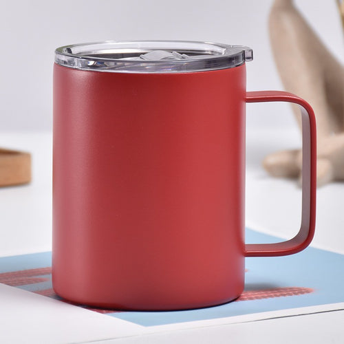 Kitchen Moni 20oz Stainless Steel Vacuum Mug with Handle Travel Coffee Cup