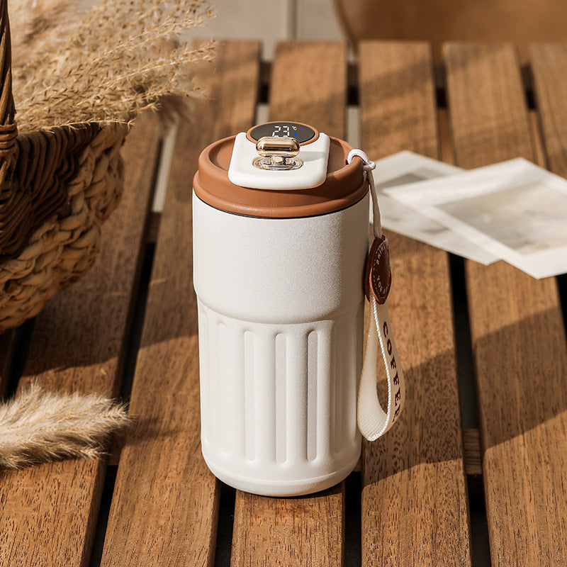 Kitchen Moni 450ml Smart Digital Stainless Steel Thermal Bottle Vacuum Insulated Cup